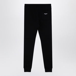 BALMAIN Urban Luxe Black Cotton Joggers