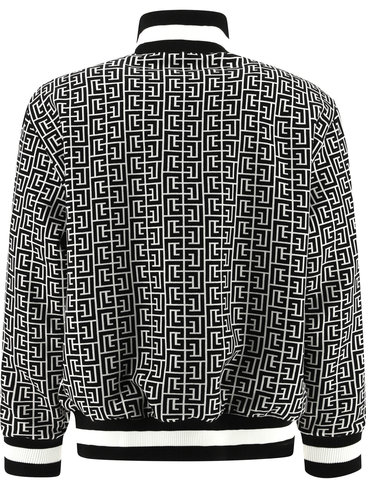 BALMAIN Men's Reversible Monogram Bomber Jacket