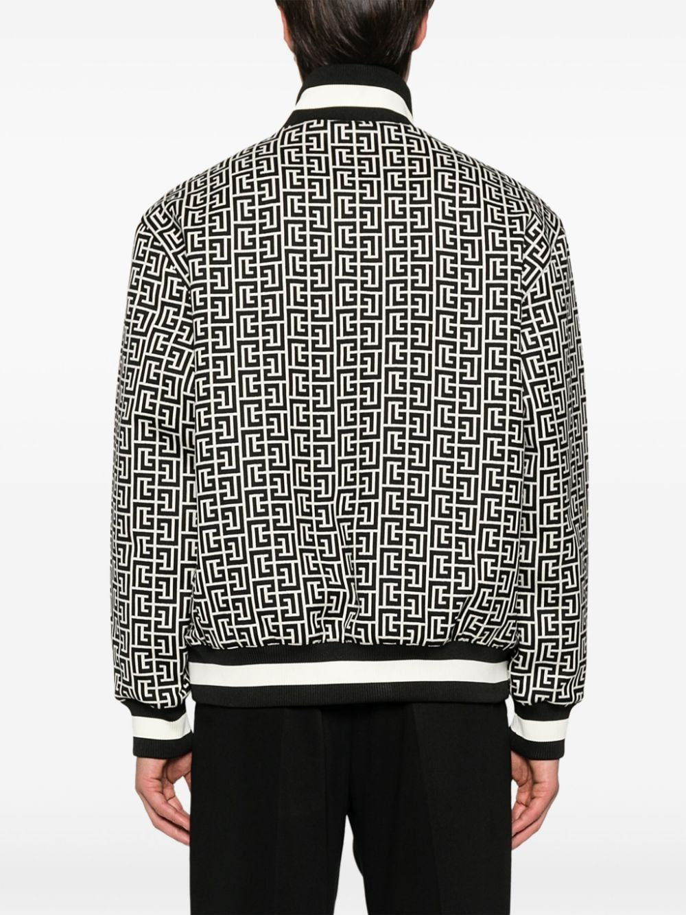 BALMAIN Reversible Monogram Bomber Jacket