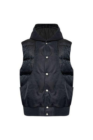 BALMAIN Monogrammed Navy Vest