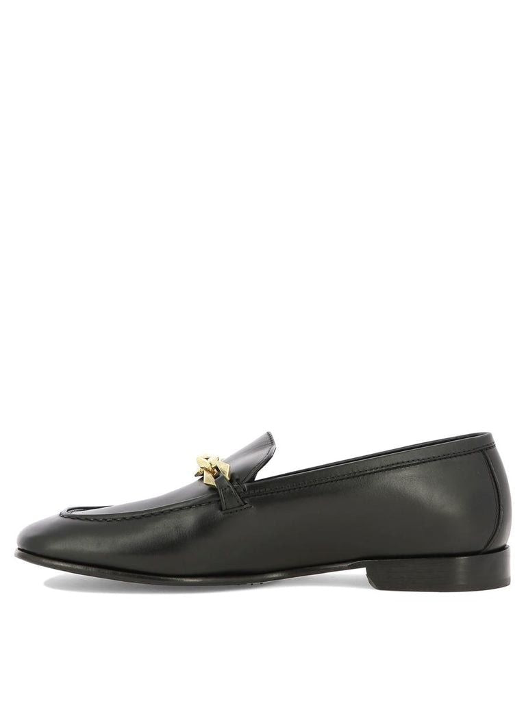 JIMMY CHOO Stunning Black Moccasins for Women in Luxurious Leather