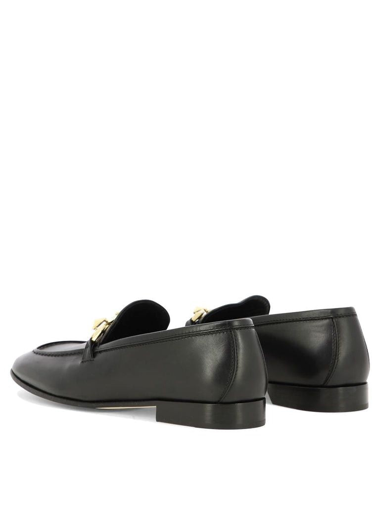 JIMMY CHOO Stunning Black Moccasins for Women in Luxurious Leather