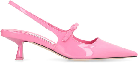 JIMMY CHOO Candy Pink Patent Leather Slingback Pumps