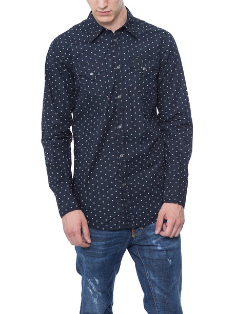 DSQUARED2 Patterned Western Shirt in Blue for Men - FW18 Collection