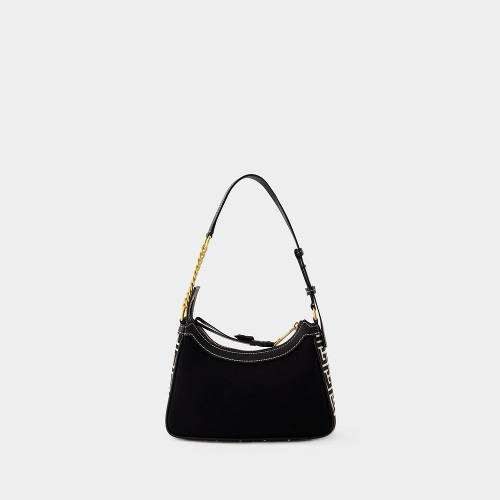 BALMAIN Chic Mini Canvas Shoulder Bag