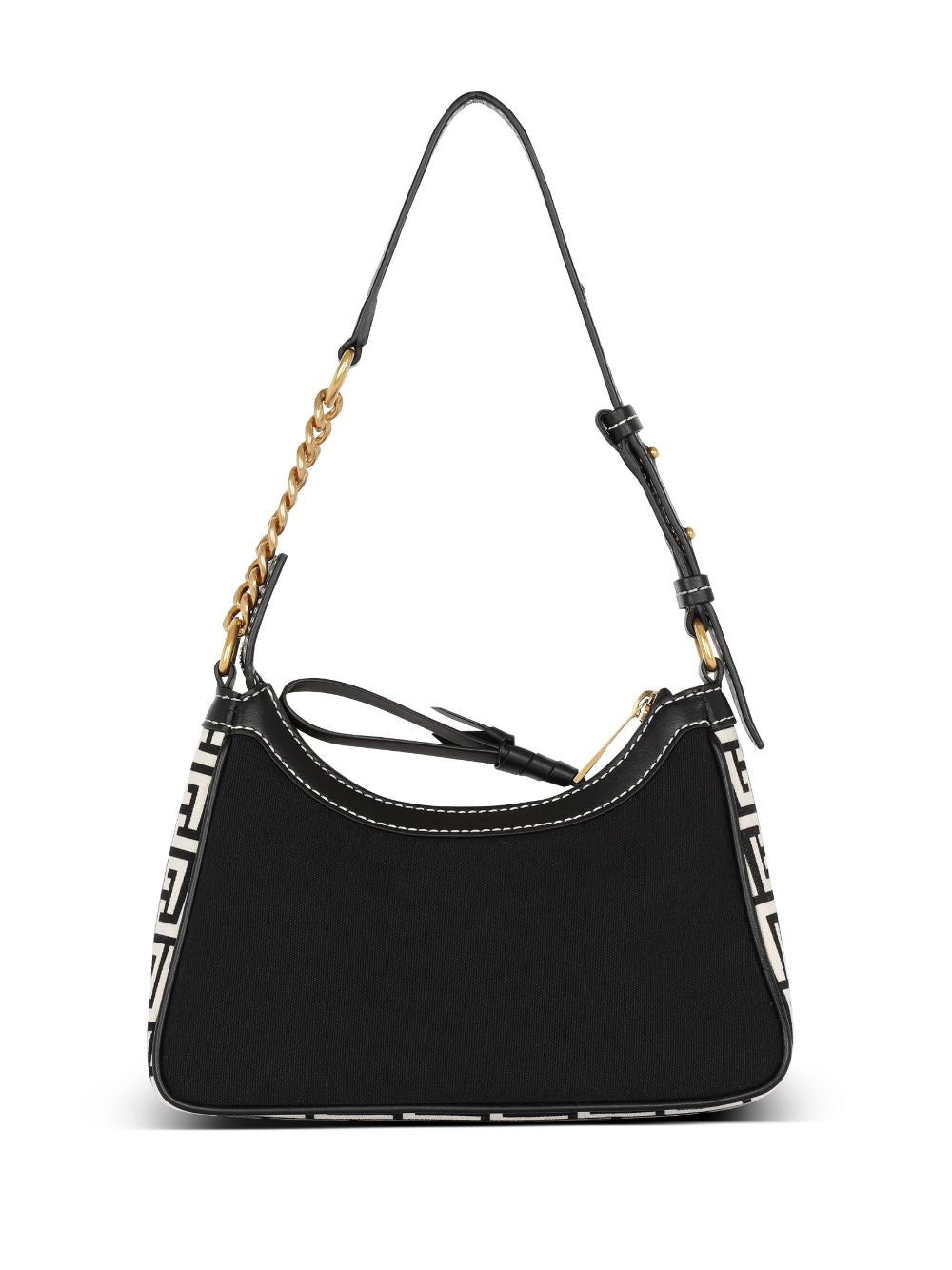 BALMAIN Chic Mini Canvas & Leather Crossbody Bag