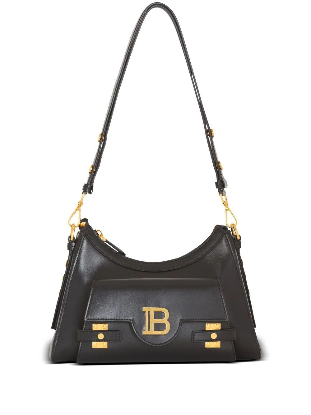 BALMAIN Elegant Mini Calfskin Shoulder Bag