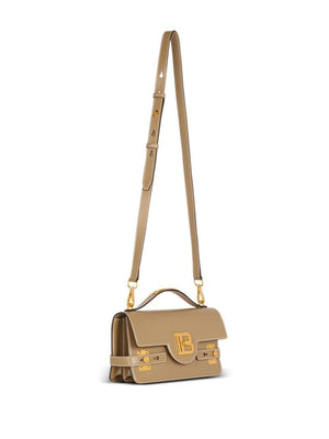 BALMAIN Shoulder Bag with Golden Logo - Fall/Winter 2024