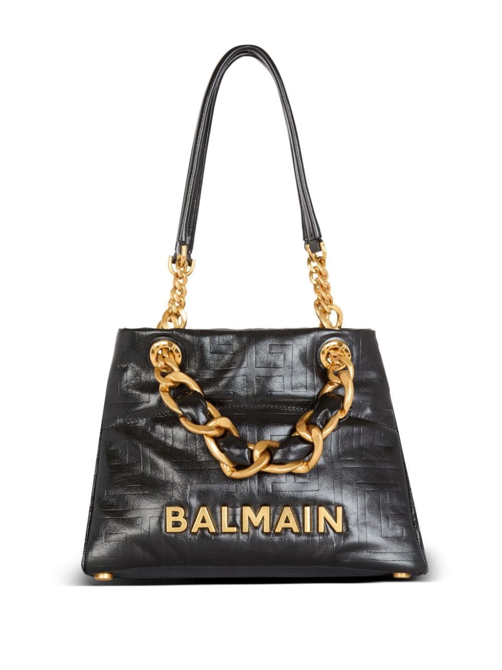 BALMAIN Elegant Noir Mini Tote - Small