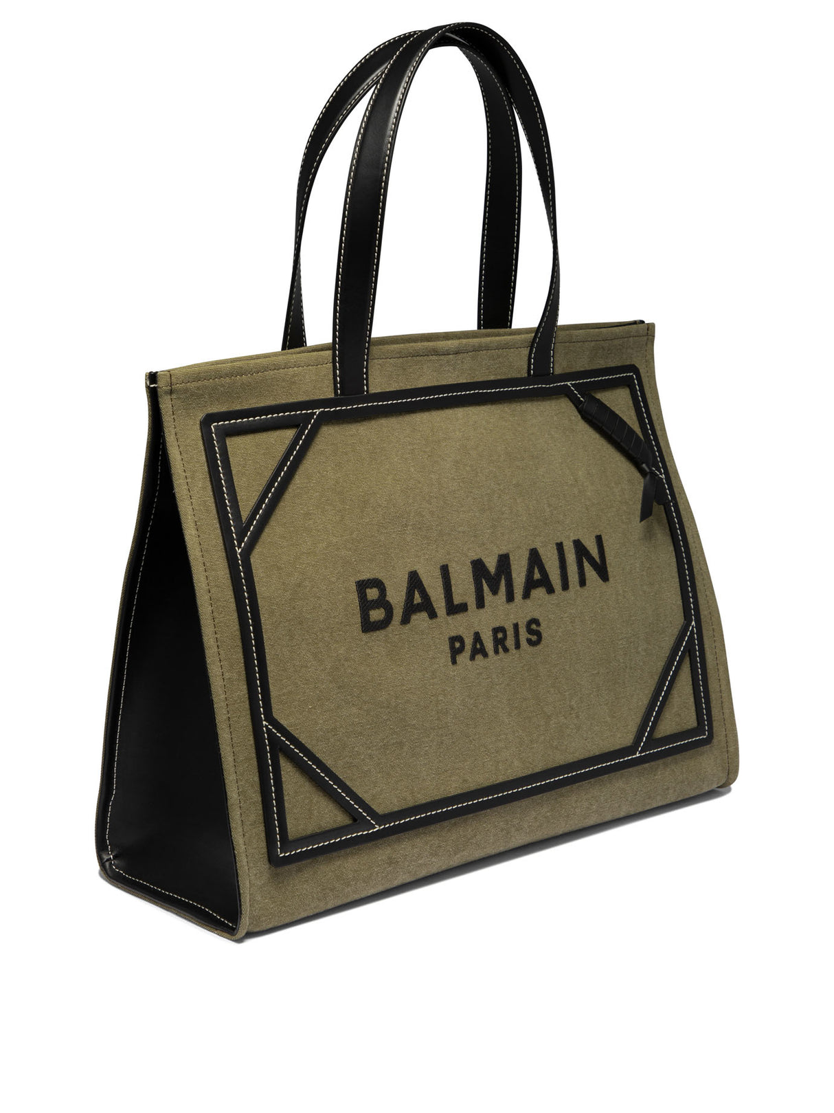 BALMAIN Trendy Green Shoulder Bag for Women | 24FW Collection