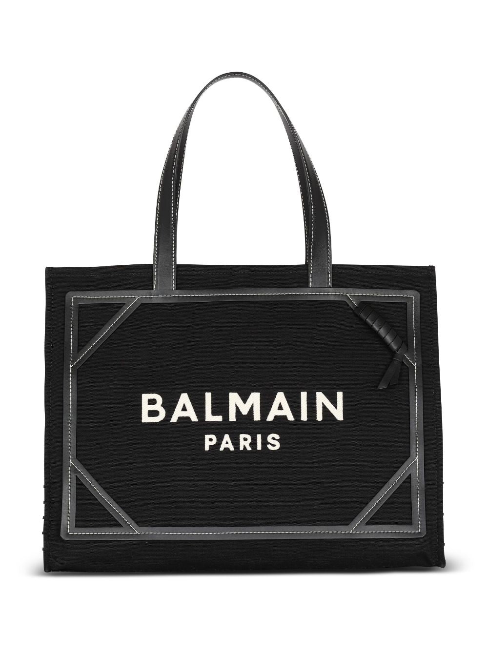 BALMAIN B-Army Medium Cotton Shoulder Bag