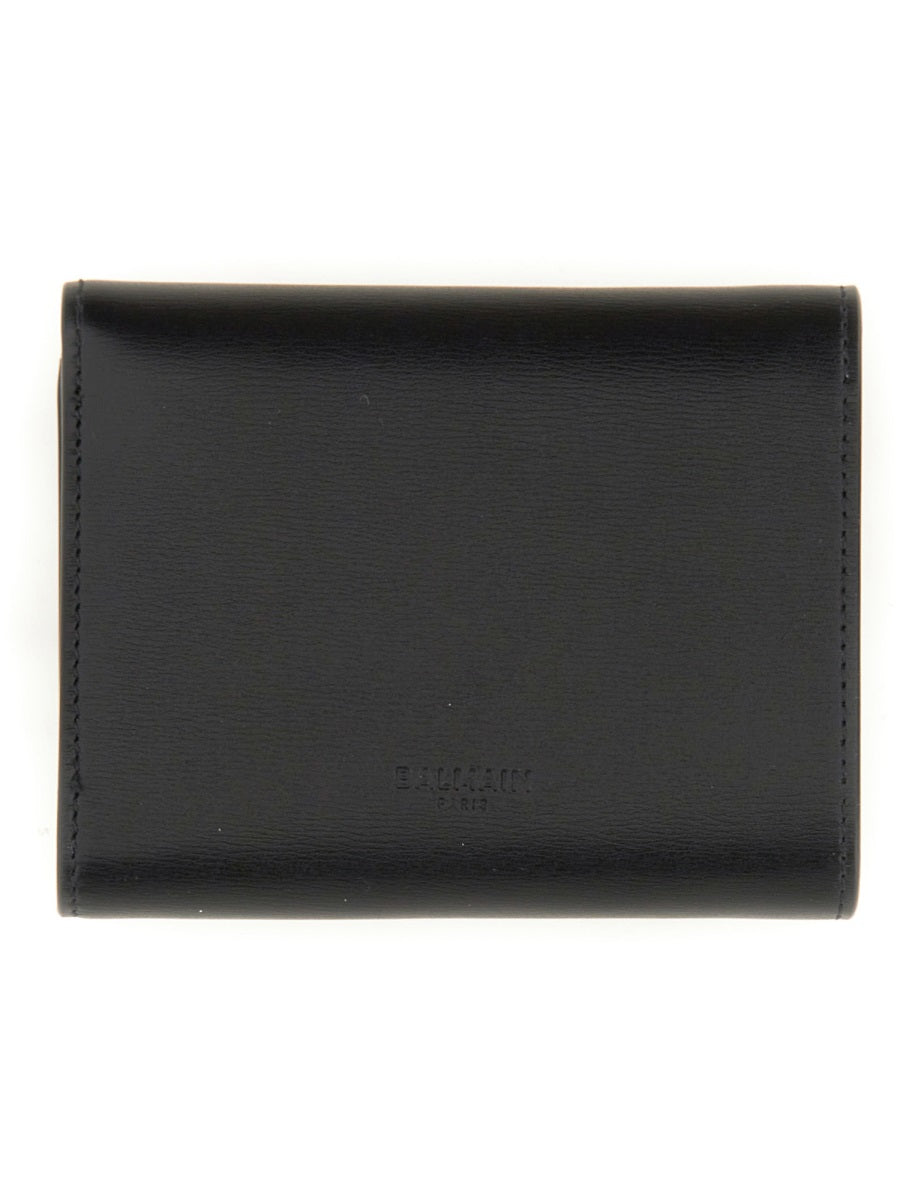 BALMAIN Mini Trifold Wallet