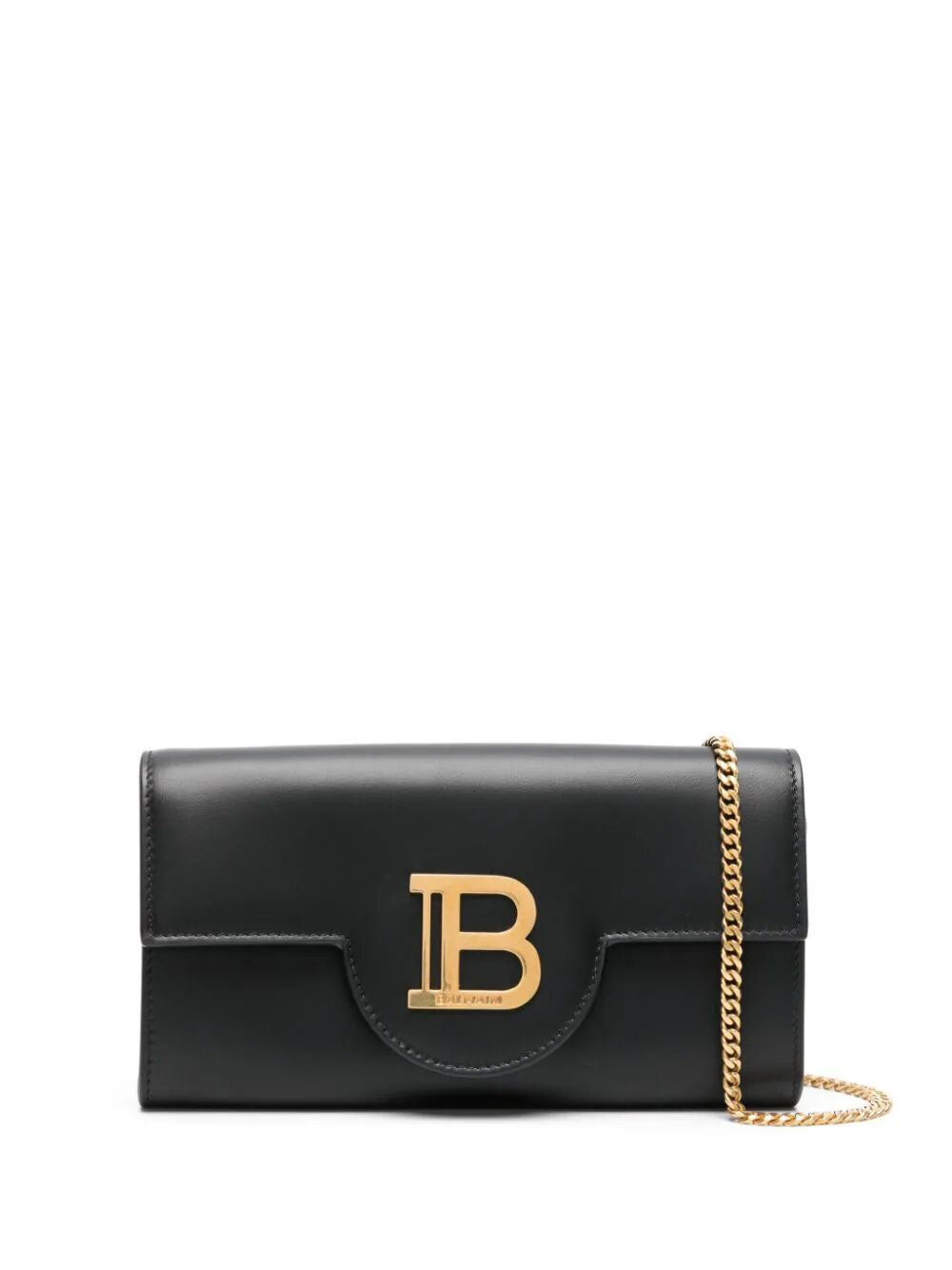 BALMAIN Elegant Chain Wallet for Women in Black