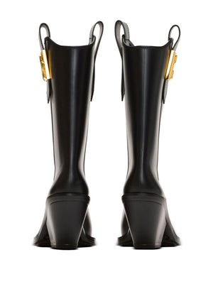 BALMAIN Chic Noir Ankle Boots