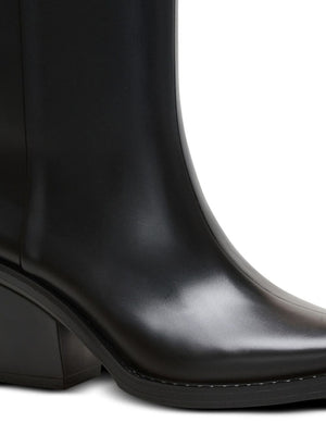 BALMAIN Chic Noir Ankle Boots