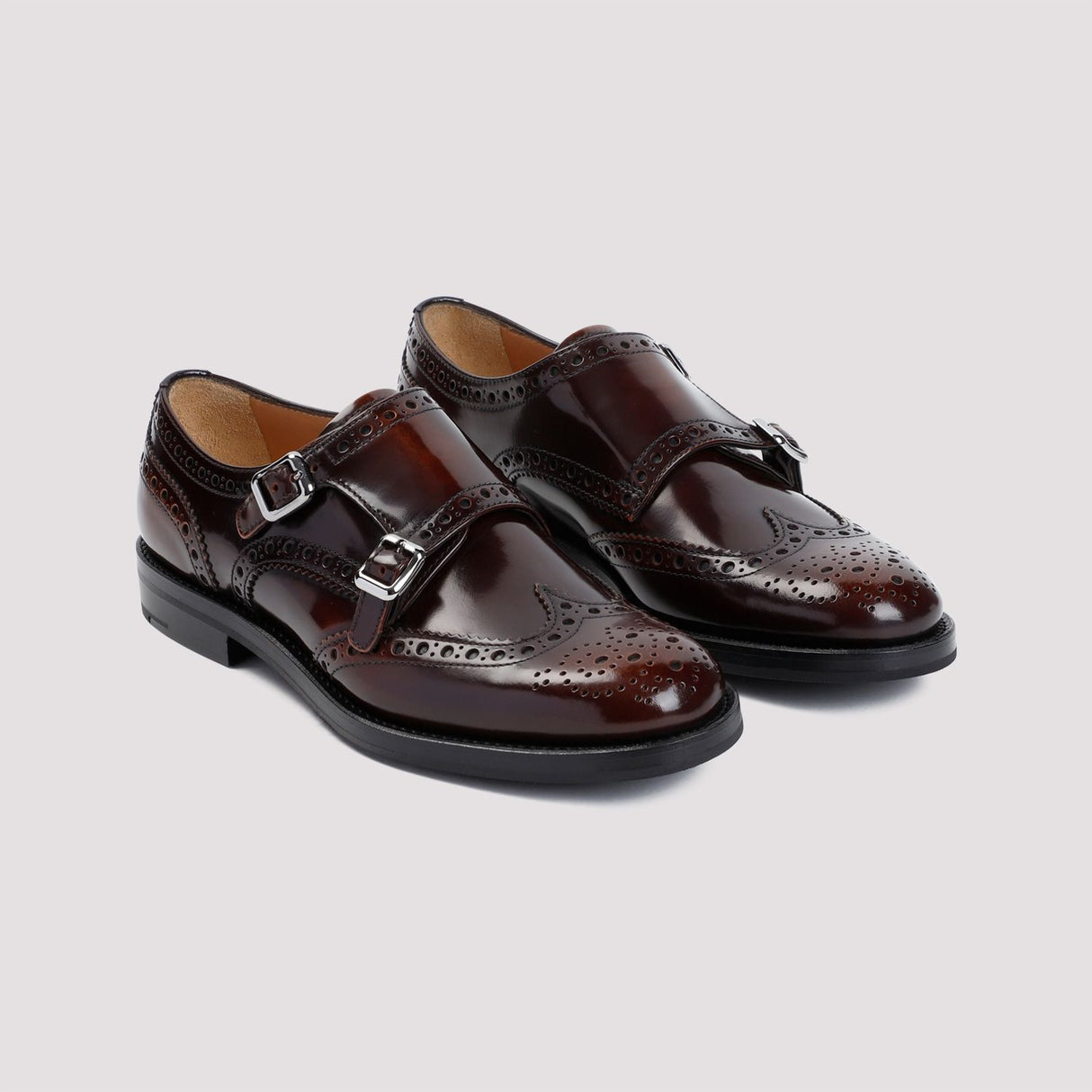 CHURCH'S Elegant Brown Leather Loafers