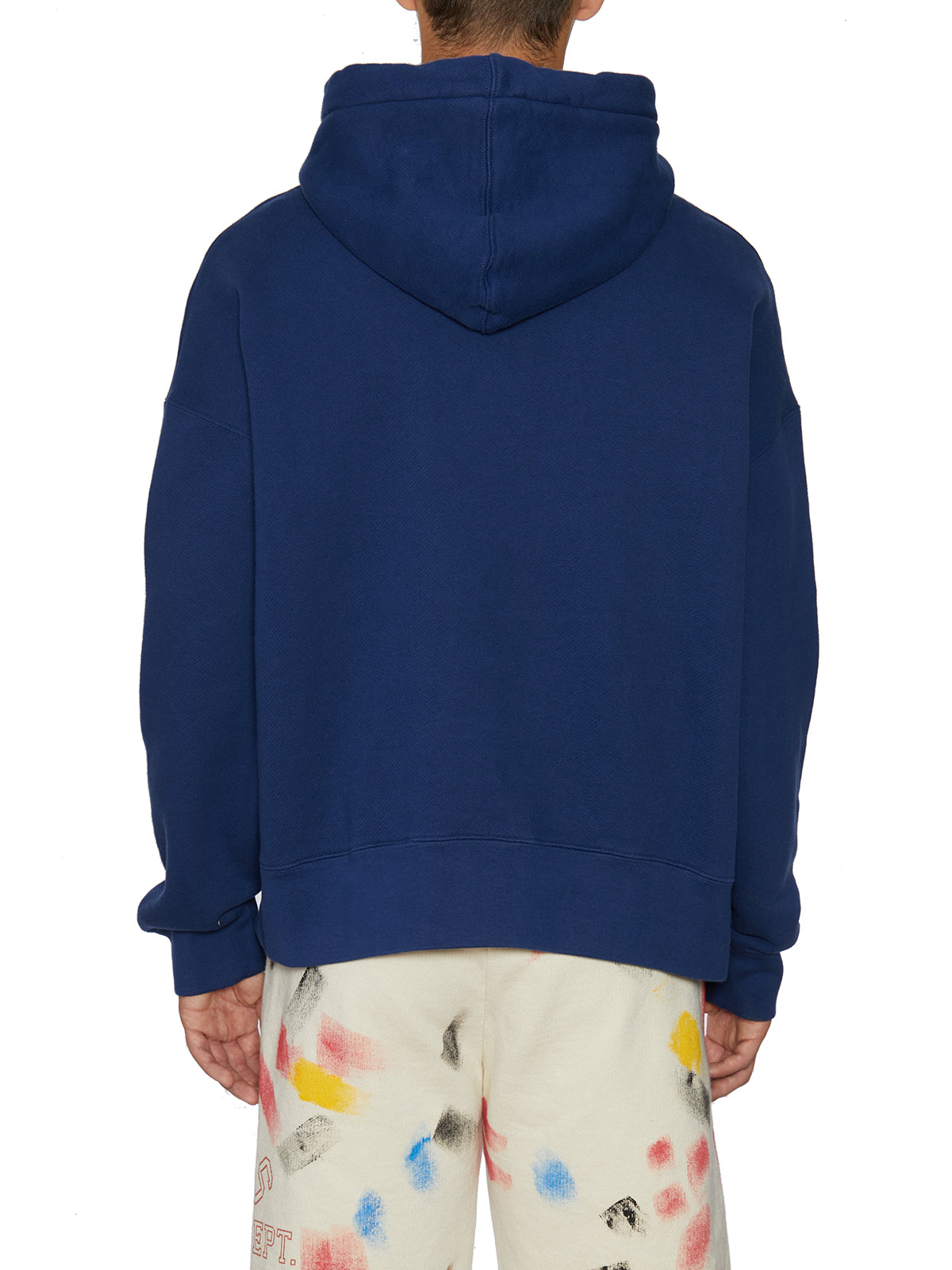 PALM ANGELS Men's Blue Athletic Sweatshirt with Hood for SS22