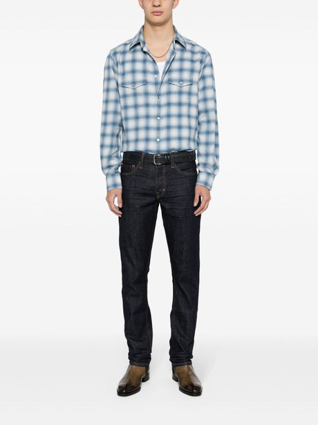 TOM FORD Classic Denim Straight Pants for Men - Perfect for 2024