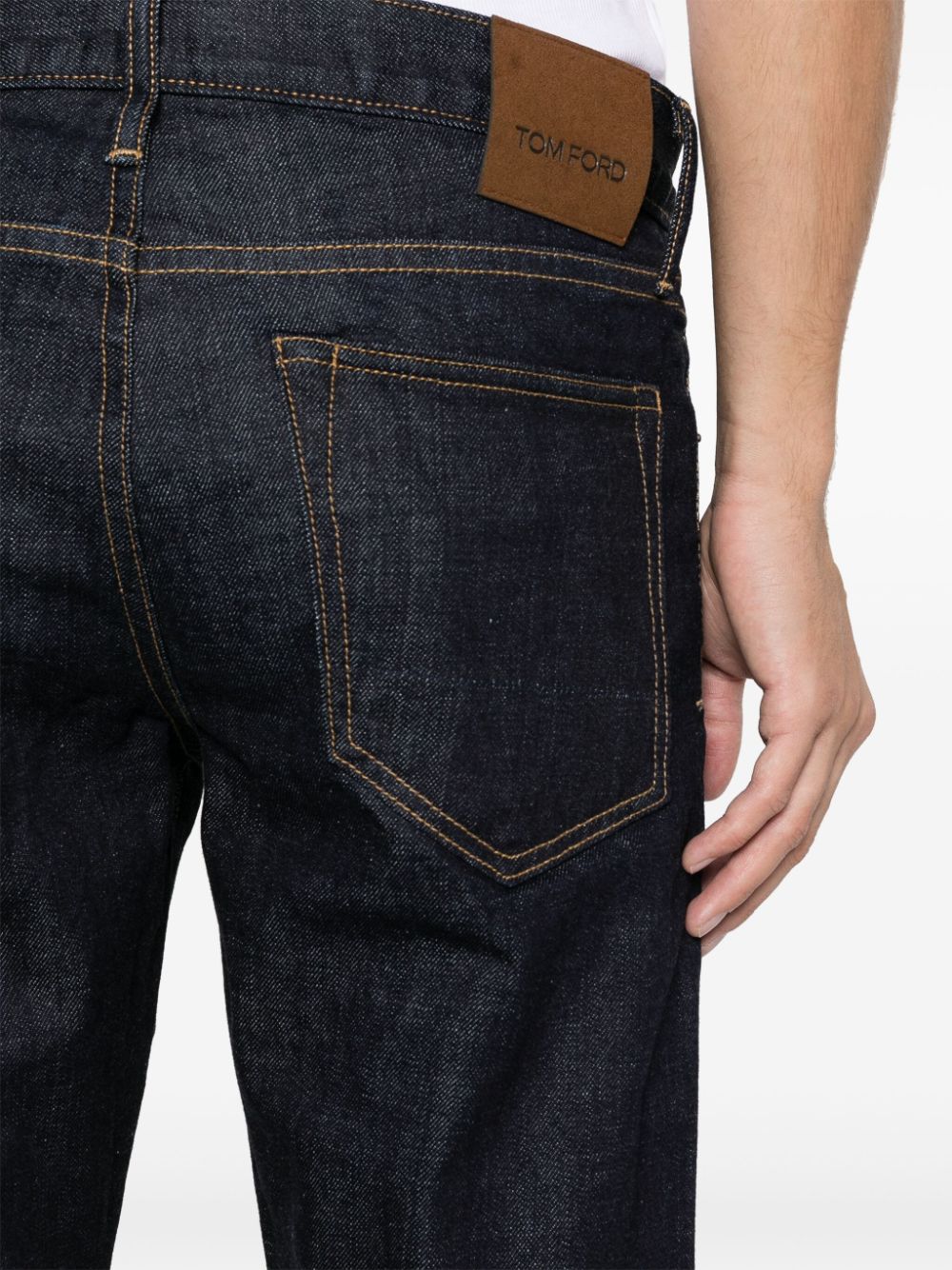 TOM FORD Classic Denim Straight Pants for Men - Perfect for 2024