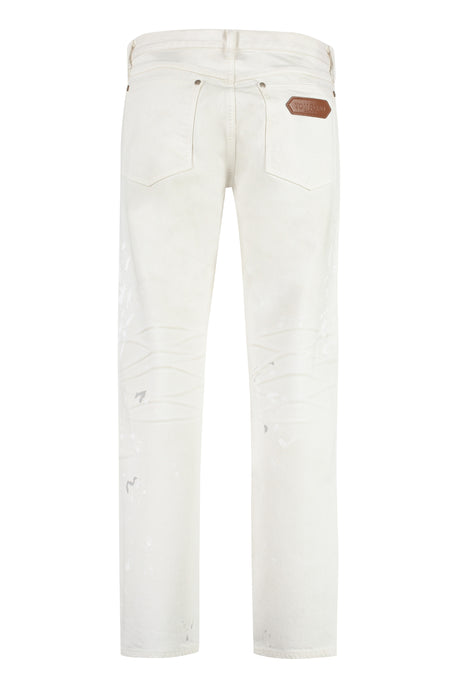 TOM FORD Men's White Straight Leg Jeans for SS23