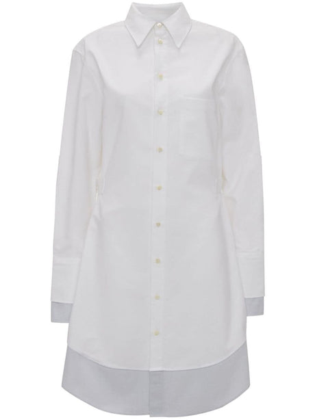 JW ANDERSON Long Sleeve Double Shirt Dress