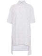 JW ANDERSON Short Sleeve Step Hem Shirt Dress