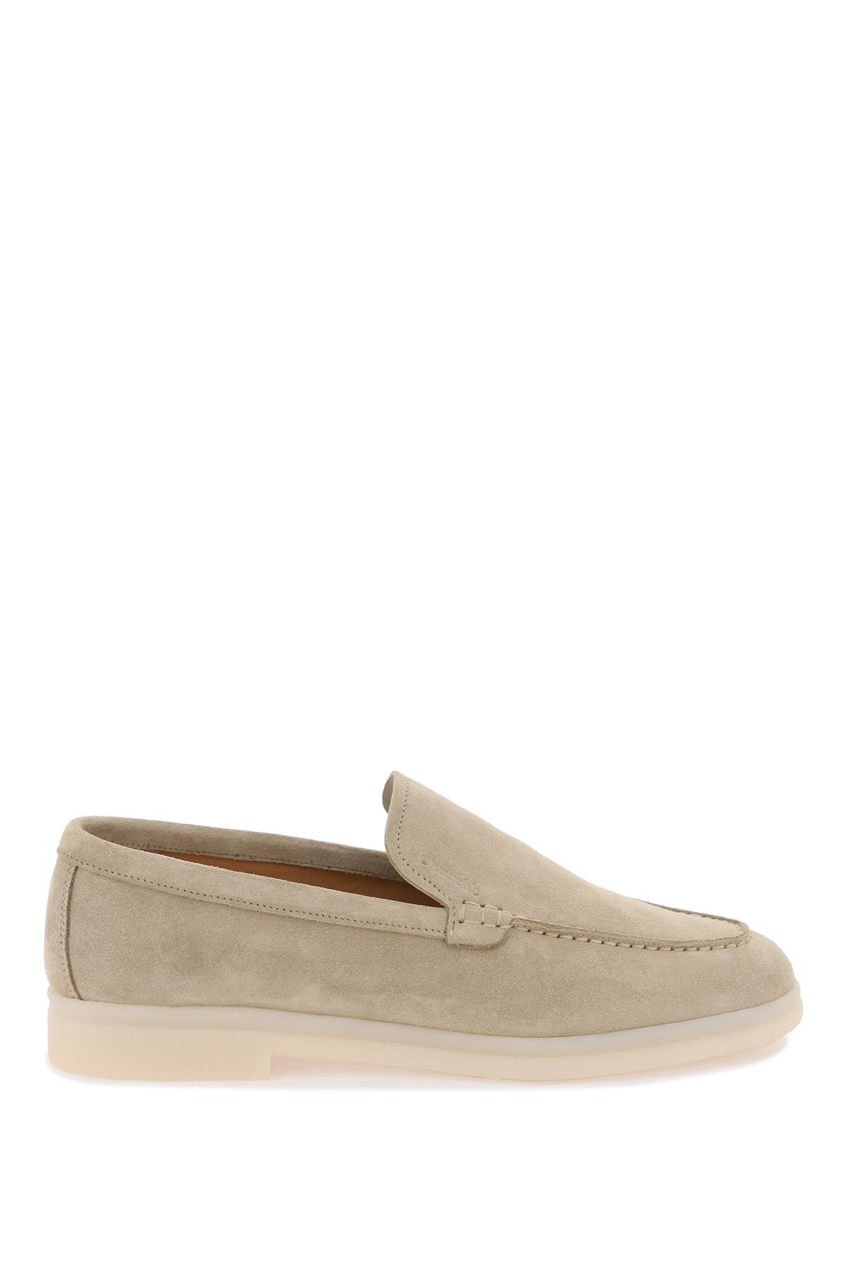 Luxurious Beige Suede Moccasins for Women