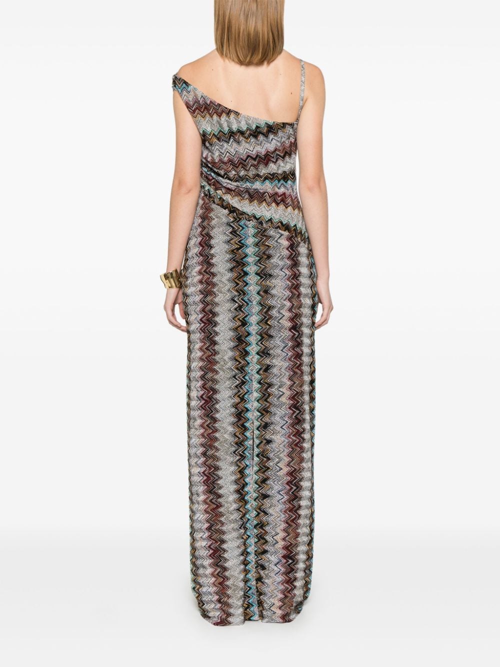 MISSONI Zigzag Motif Long Dress - Fall/Winter 2024