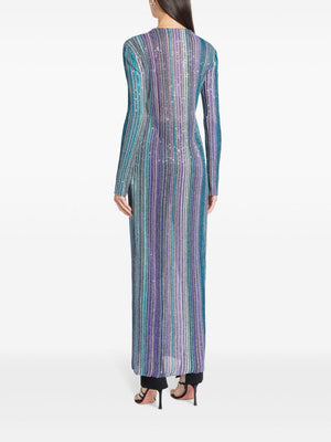 MISSONI Elegant Striped Long Cardigan