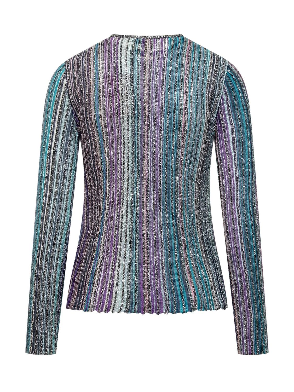 MISSONI Elegant Metallic Viscose Sweater for Women - Fall/Winter 2024