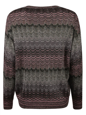 MISSONI Cozy Blend V-Neck Sweater for Women - Fall/Winter 2024