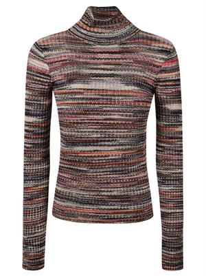 MISSONI Striped High-Neck Sweater for Women - FW24