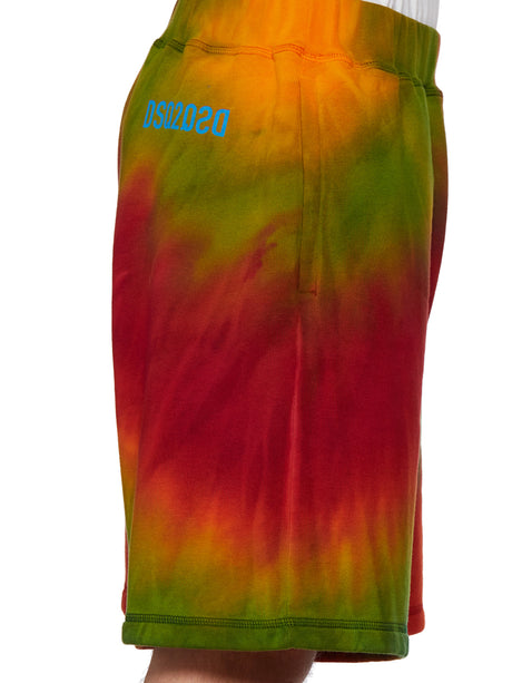 DSQUARED2 Men's Tie Dye Bermuda Shorts for SS22