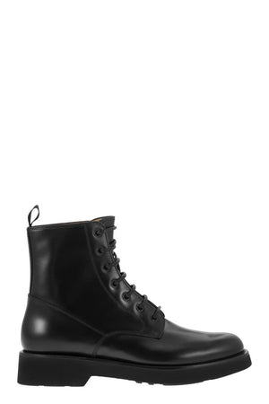 CHURCH'S Sleek and Chic: Black Lace-Up Ankle Boots for Women