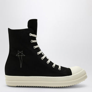 DRKSHDW Luxor High-Top Black Denim Sneakers