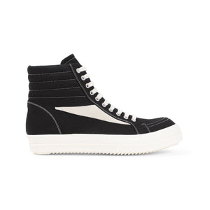 DRKSHDW Vintage High-Top Sneakers in Black