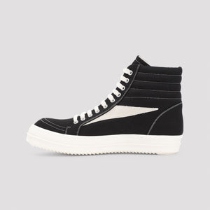 DRKSHDW Vintage High-Top Sneakers in Black