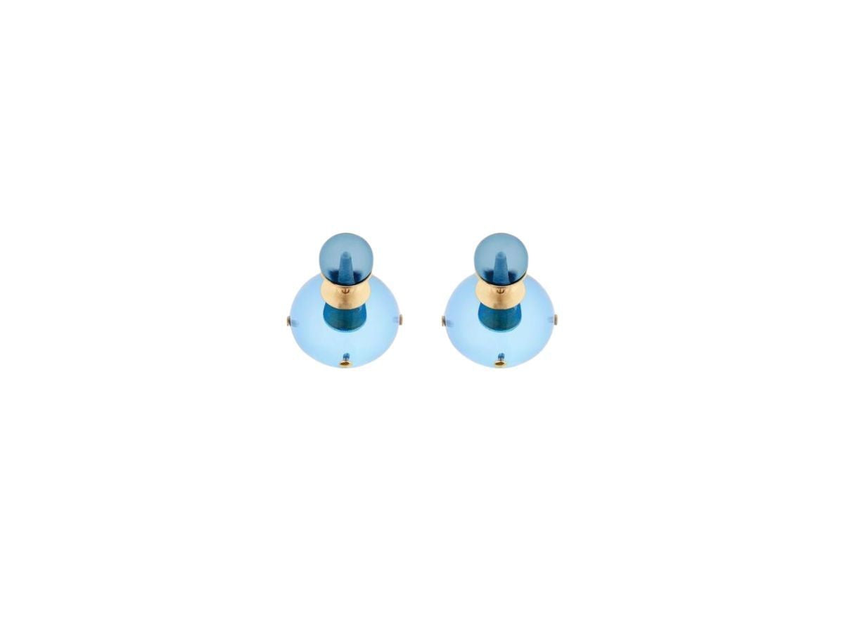 女性專屬 - 衍生 22 系列金藍耳環