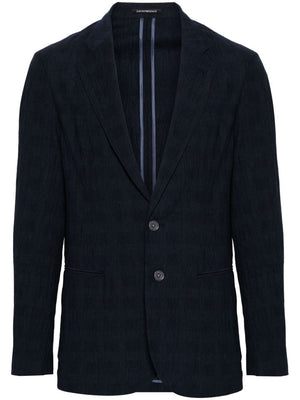 EMPORIO ARMANI Classic Men's 24SS Blue Jacket