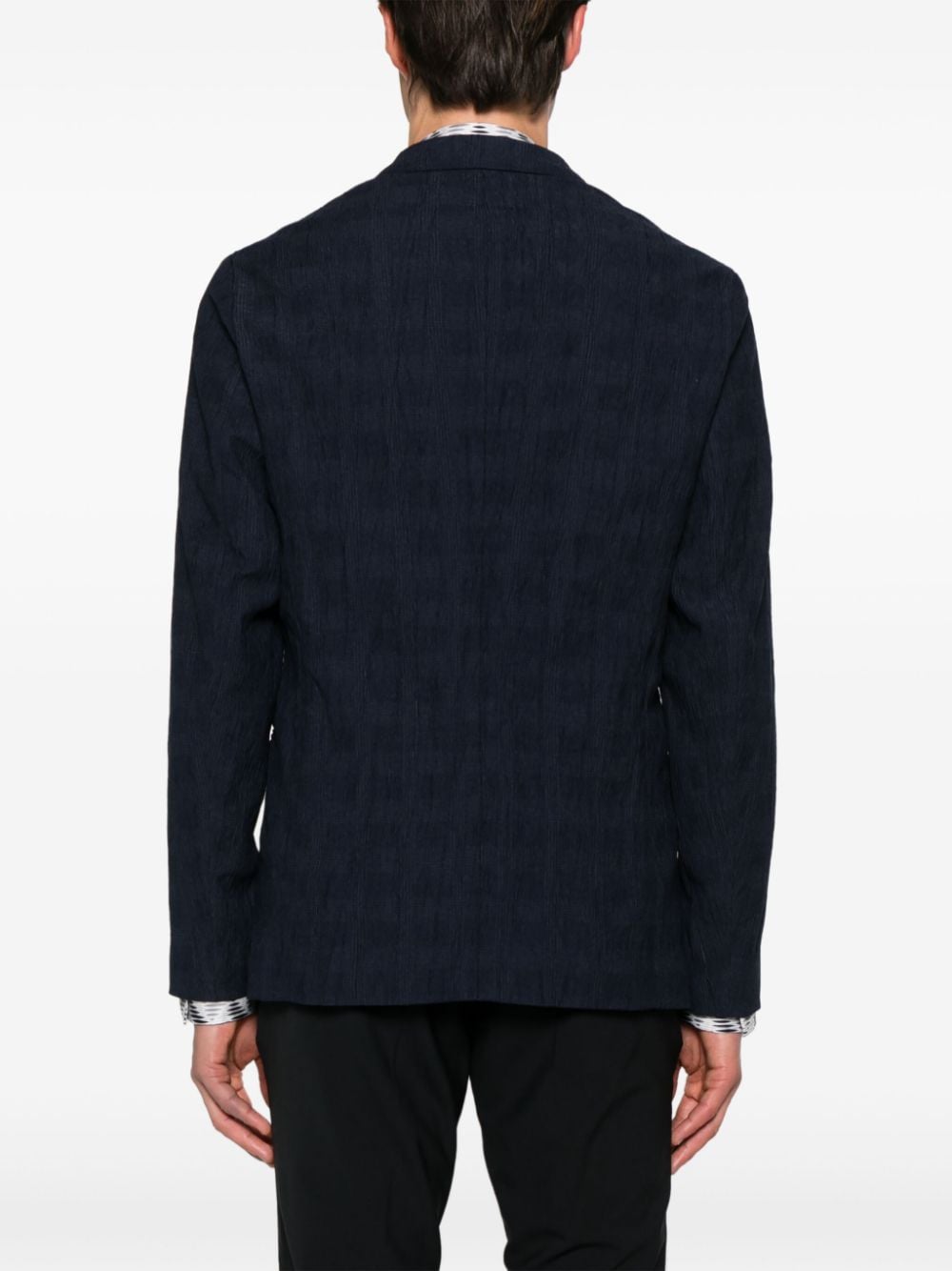 EMPORIO ARMANI Classic Men's 24SS Blue Jacket