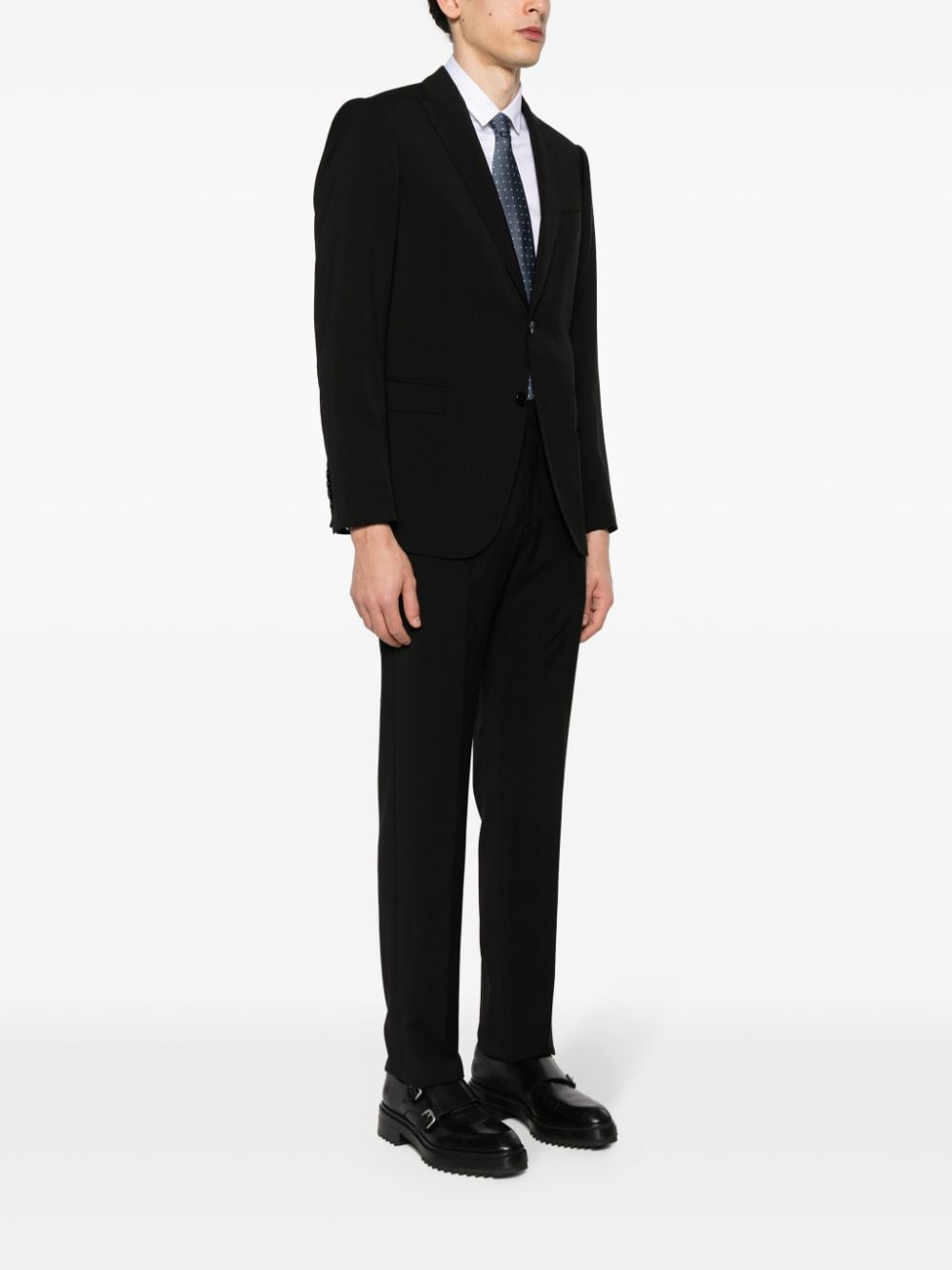 EMPORIO ARMANI Men's Classic Tailored Wool Suit