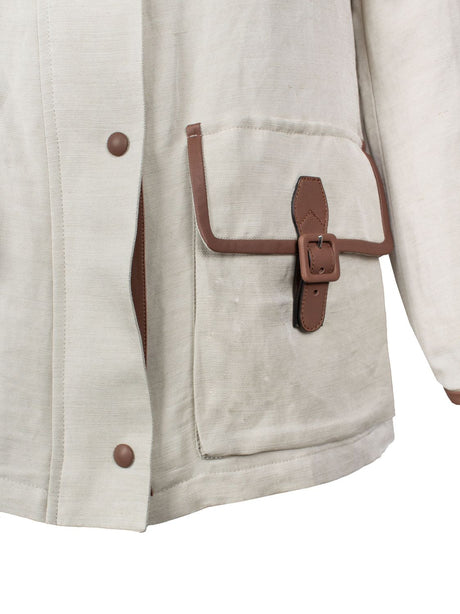 EMPORIO ARMANI Tan Icon Single-Breasted Jacket for Women