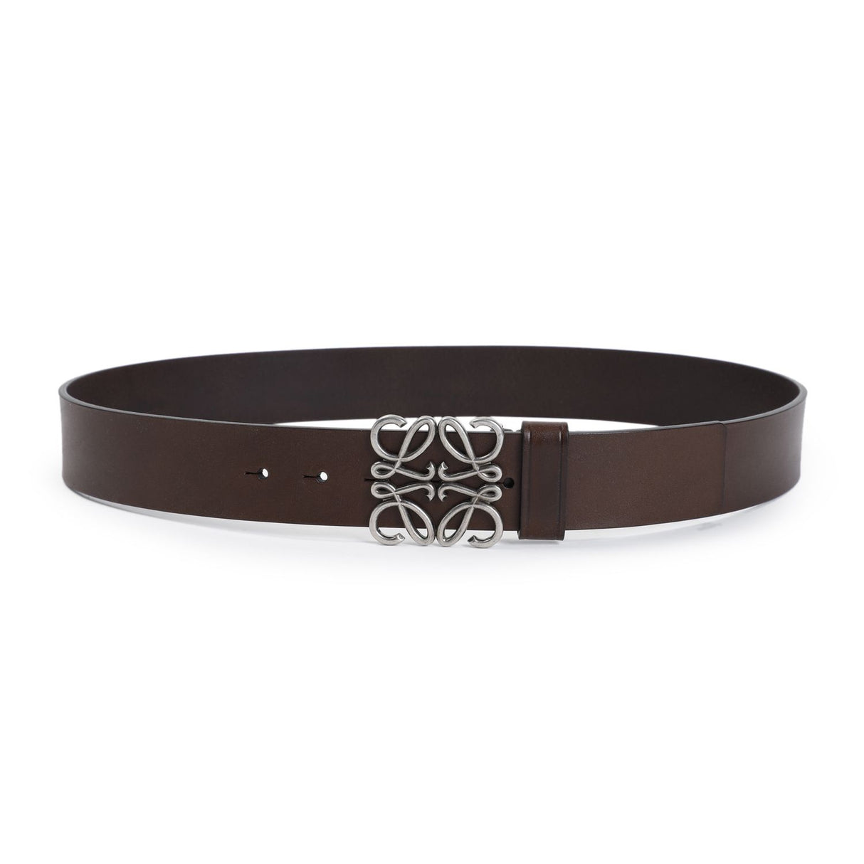 LOEWE Chunky Anagram 4cm Leather Belt