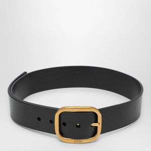 LOEWE Elegant Calfskin Leather Belt with Brass Buckle