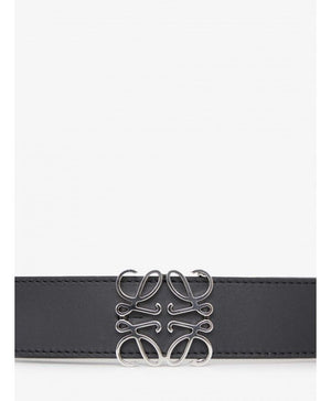 LOEWE Reversible Anagram Belt for Men - Brown Leather