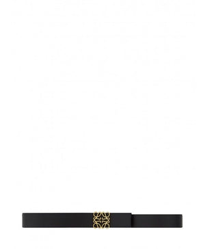 LOEWE Reversible Anagram Belt for Men - Brown Leather