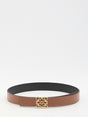 LOEWE Reversible Calfskin Belt with Gold-Tone Buckle - 2.8cm Height