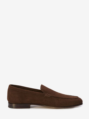 Men's Soft Brown Suede Loafers