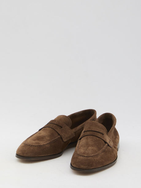 CHURCH'S Moccasins with Leather Sole - Men's Footwear