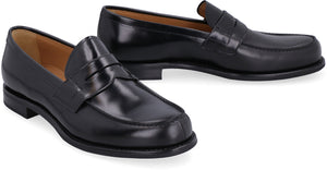 CHURCH'S Modern Black Calfskin Loafer for Collegiate Men